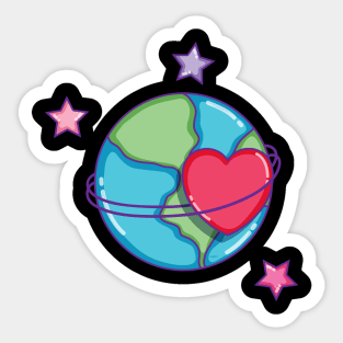 Loving my Planet Earth Day Sticker